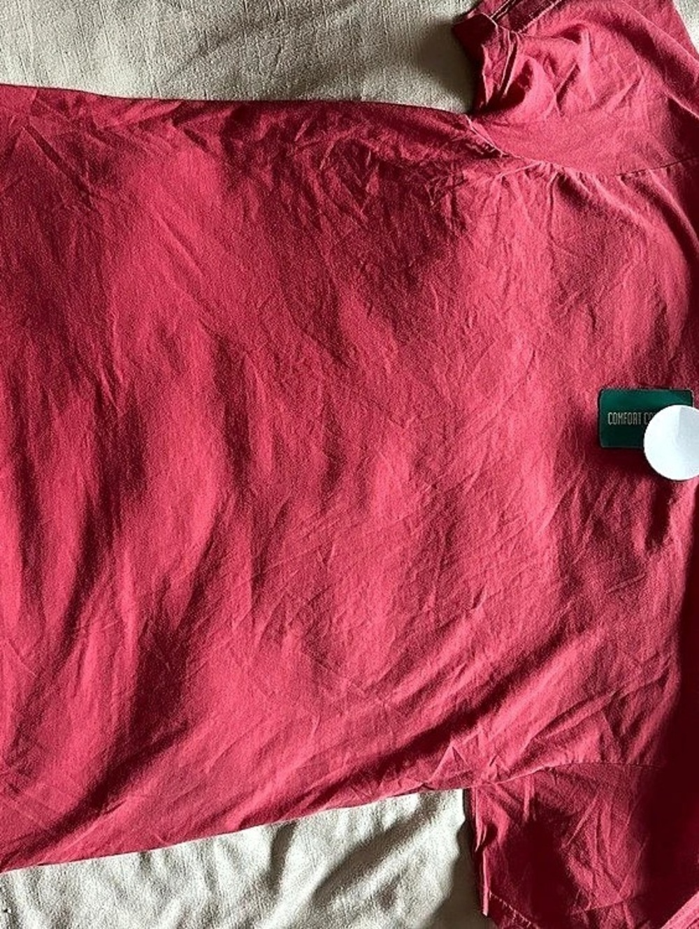 Comfort Colors Adult Heavyweight Ring Spun T-Shirt Pink XL NWT